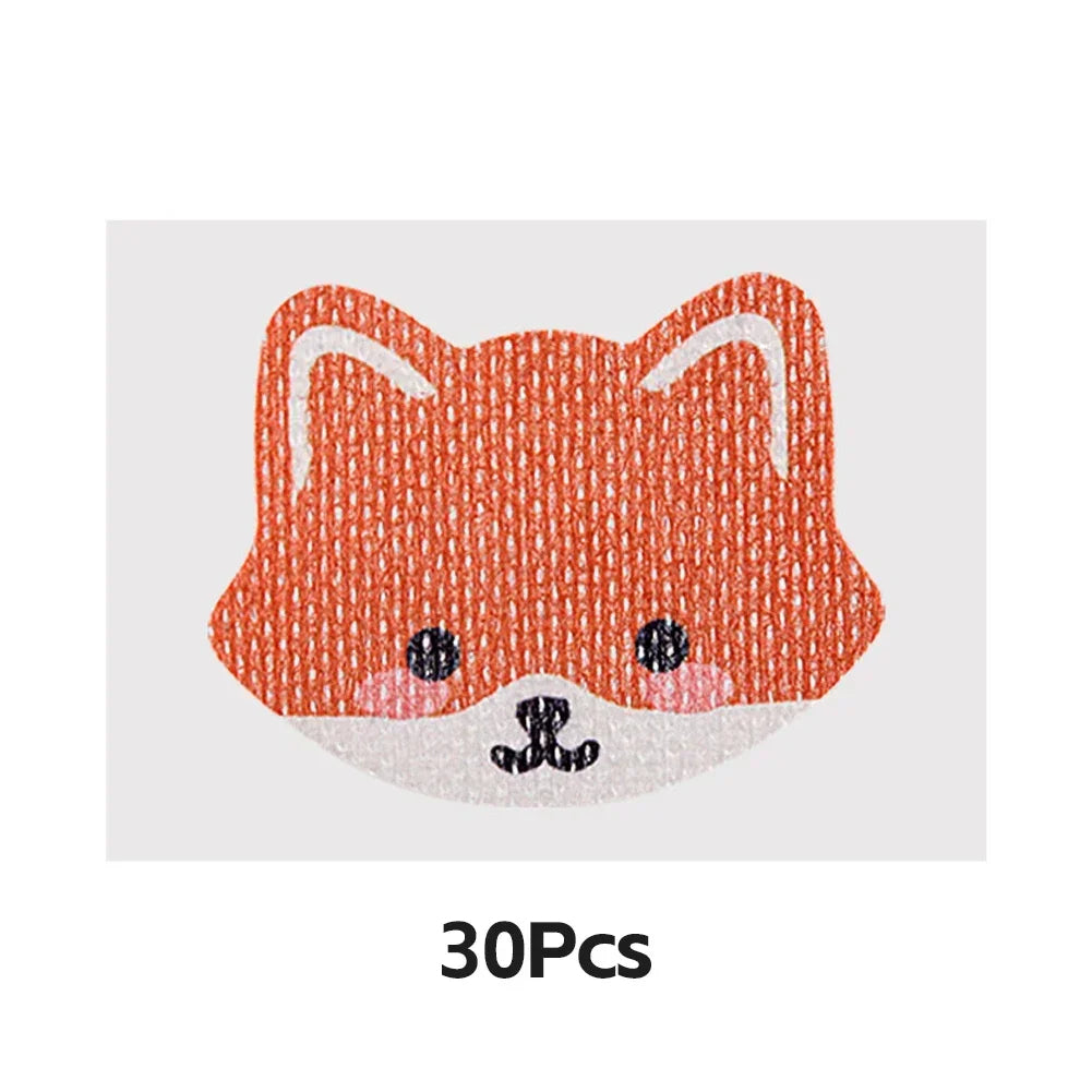 30 Pcs/Box Anti-Snoring Sleep Stickers – Mouth and Nose Breathing Patches for Adults & Children