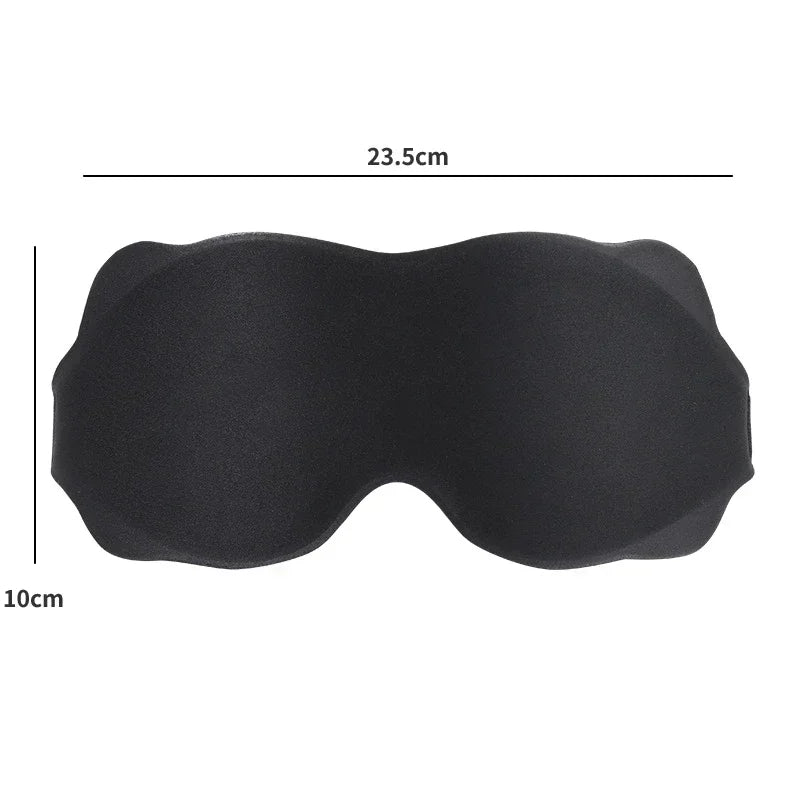 3D Contoured Sleep Mask – Ultra Soft, Light-Blocking Eye Mask for Travel & Relaxation